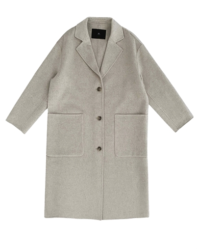 With Black - WBL Celine Spring Coat - Taupe Melange 